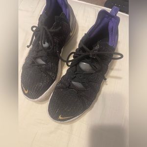 Lebron black and purple size 14, nike AirMax 720 size 14, white AirMax size 13
